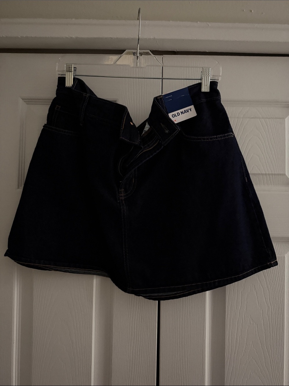 Old Navy Dark Navy Denim Skirt